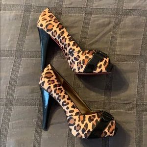 Leopard Heels